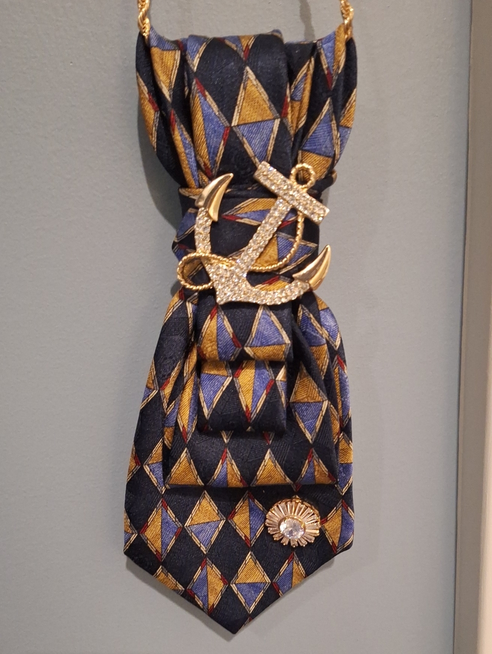 Peter Thomas by Superba Upcycled Necktie Necklace